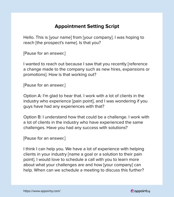 How To Set Appointments In 6 Steps! (with Scripts + Templates)